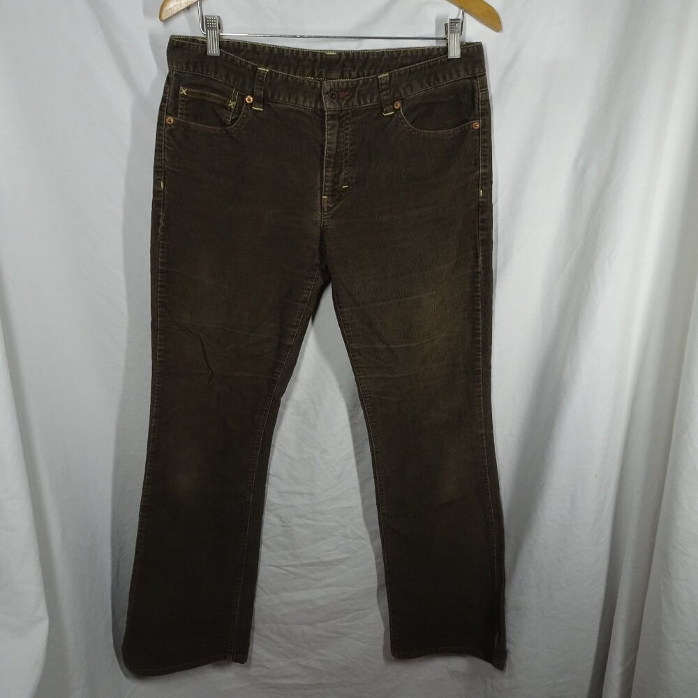 Vintage 90s Polo Jeans Co. Ralph Lauren  Women Brown Corduroy Pants Size 10